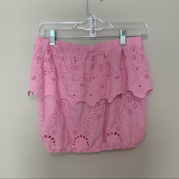 NWT Young Fabulous & Broke eyelet crop top size S - Picture 3 of 7